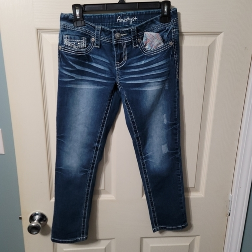 2 Pair: Amethyst Emma & JC&JQ Jeans Women's 3‎ Excellent Condition
